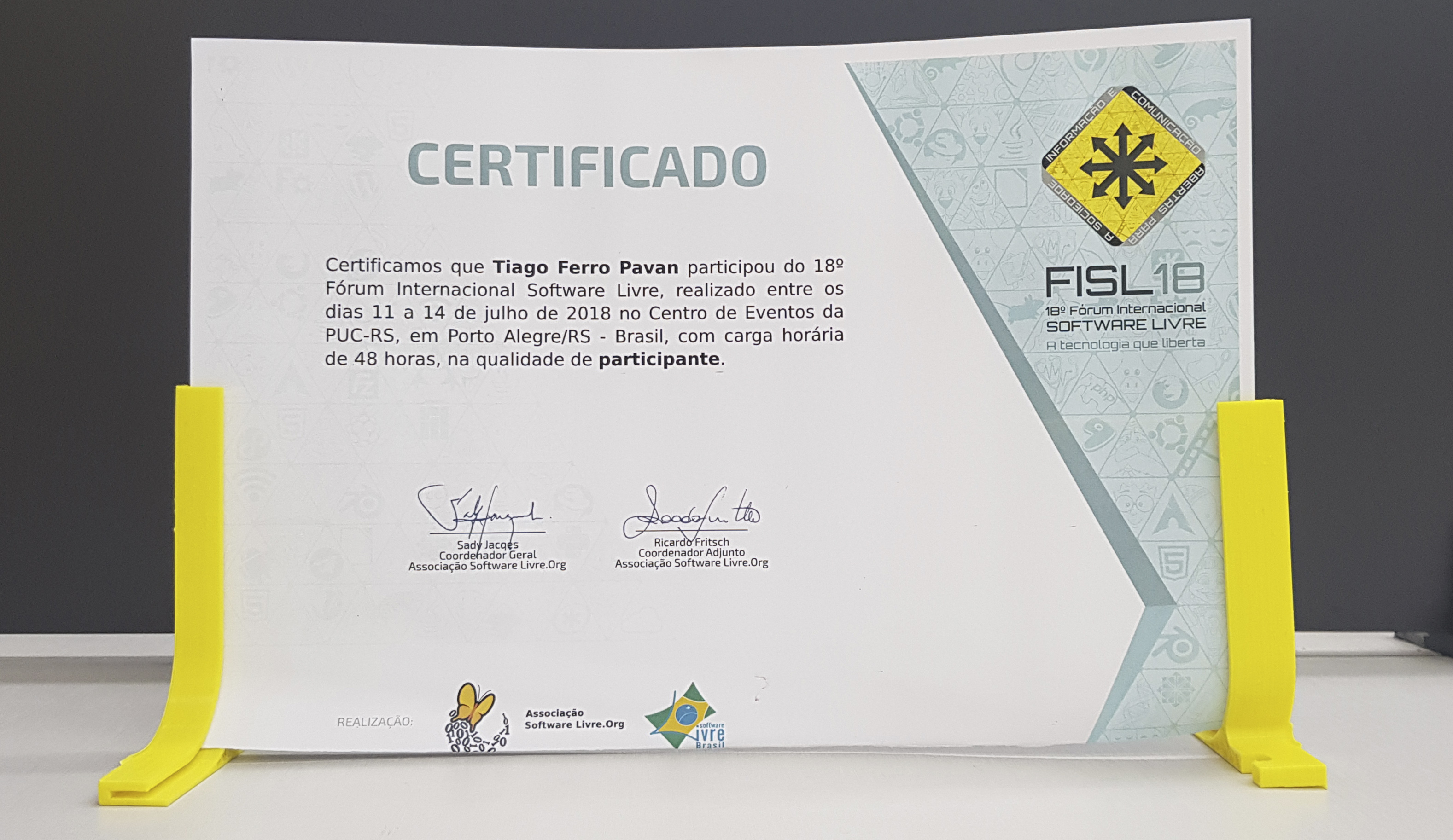 Certificado FISL