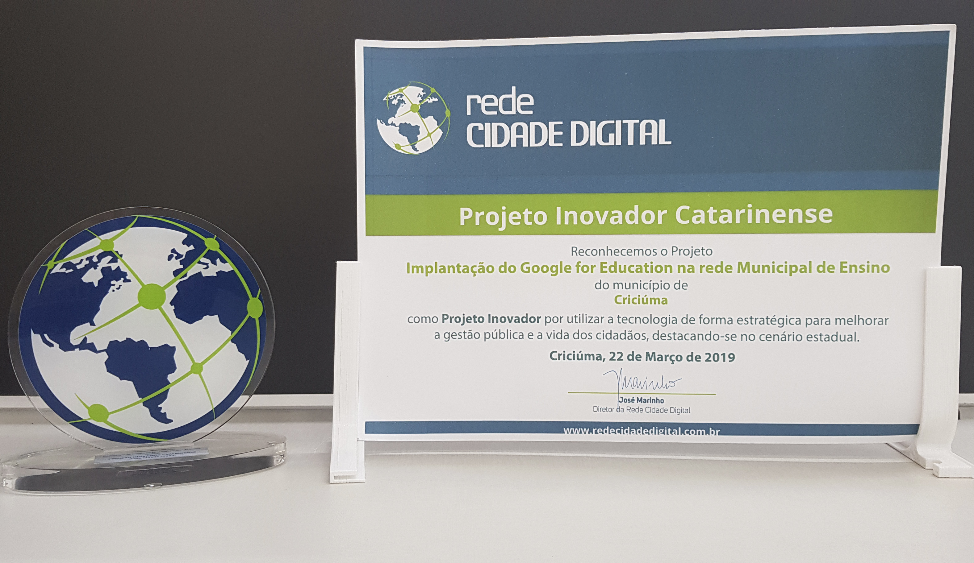 Premio Projeto Inovador